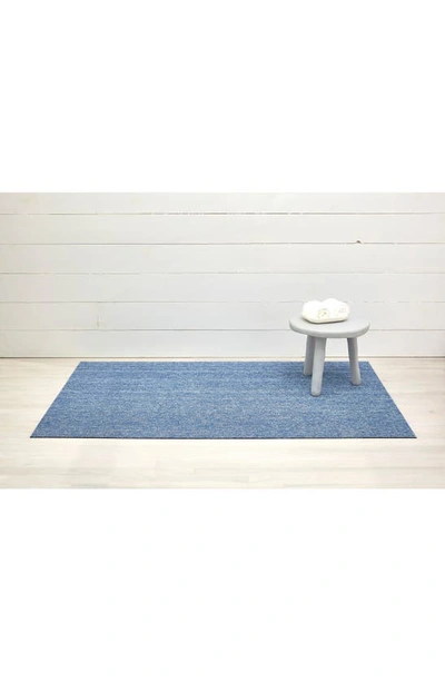 Chilewich Heathered Shag Mat In Cornflower