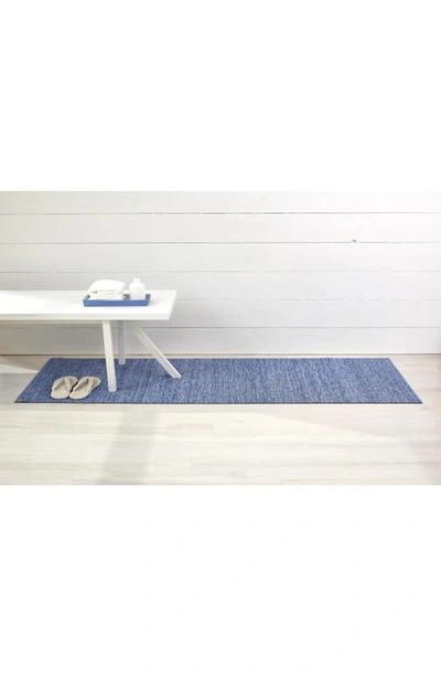 Chilewich Heathered Shag Mat In Cornflower