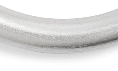 Shop Dean Davidson Small Dune Hoop Earrings In Silver 3