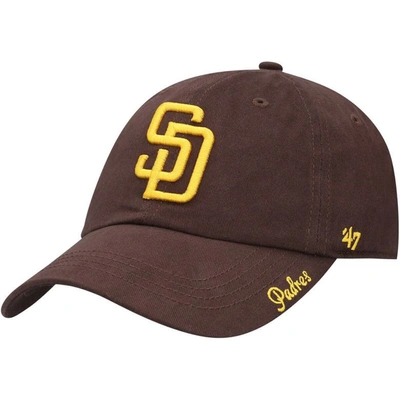 Shop 47 ' Brown San Diego Padres Team Miata Clean Up Adjustable Hat