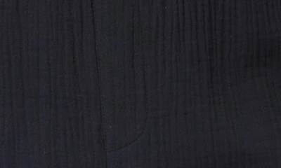 Shop C&c California Sabine Cotton Gauze Pull-on Pants In Black Night
