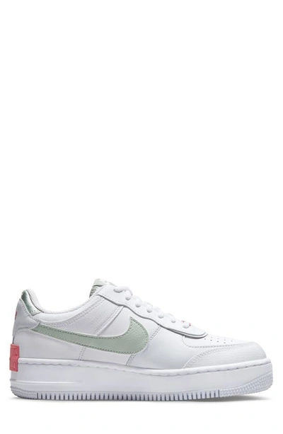 Nike Air Force 1 Shadow Sneaker In Summit White/ Red/ Black