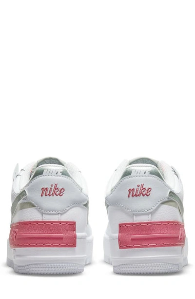 Nike Air Force 1 Shadow Sneaker In Summit White/ Red/ Black