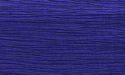 Eileen Fisher Crinkled Wide-leg Ankle Pants In Blue Violet