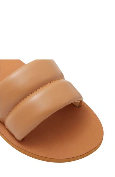Shop Billabong Liv Slide Sandal In Light Brown
