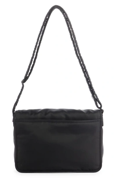 Shop Saint Laurent Niki Nylon Camera Shoulder Bag In Nero/ Nero