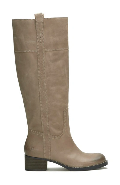 Shop Lucky Brand Hybiscus Knee High Boot In Silver Cloud