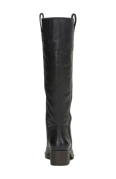 Shop Lucky Brand Hybiscus Knee High Boot In Black Norway