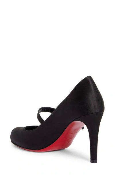 CHRISTIAN LOUBOUTIN: Pumppie pumps in brushed leather - Black