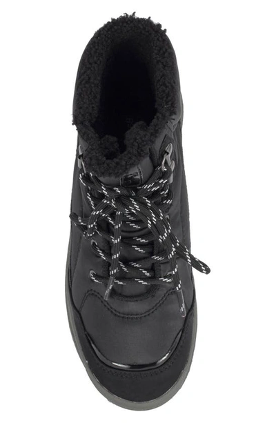Baretraps Maine Waterproof Faux Fur Lining Sporty Boot In Black