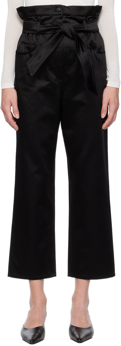 Shop Max Mara Black Legno Trousers In 002 Black