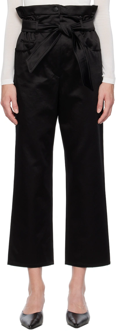 Max Mara Legno Pants In 002 Black