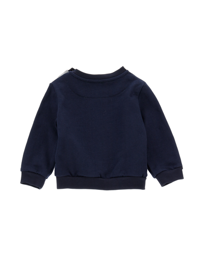 Shop Monnalisa Snoopy Crewneck Sweatshirt In Dark Blue