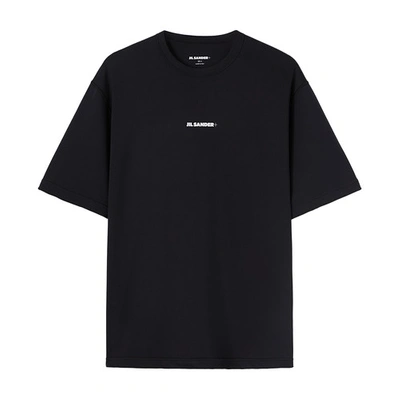 Shop Jil Sander Crew-neck T-shirt In Black