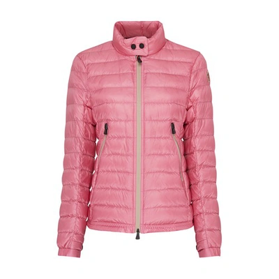 Shop Moncler Walibi Down Jacket In Pink