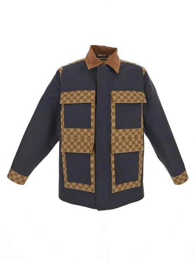 Shop Gucci Cotton Gg Supreme Jacket In Default Title