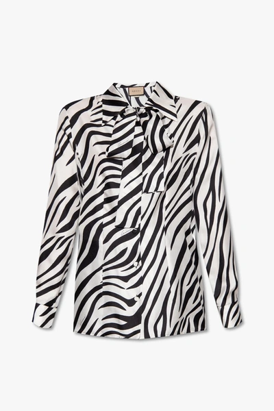 Shop Gucci Shirt With Animal Motif In Default Title