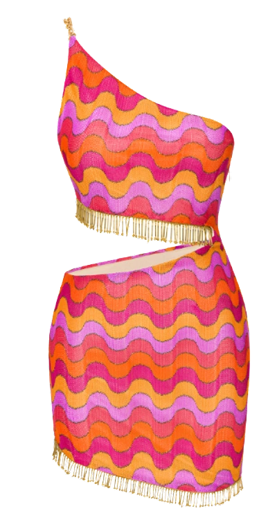 Shop Nana Gotti Nalani Dress In Multi Color