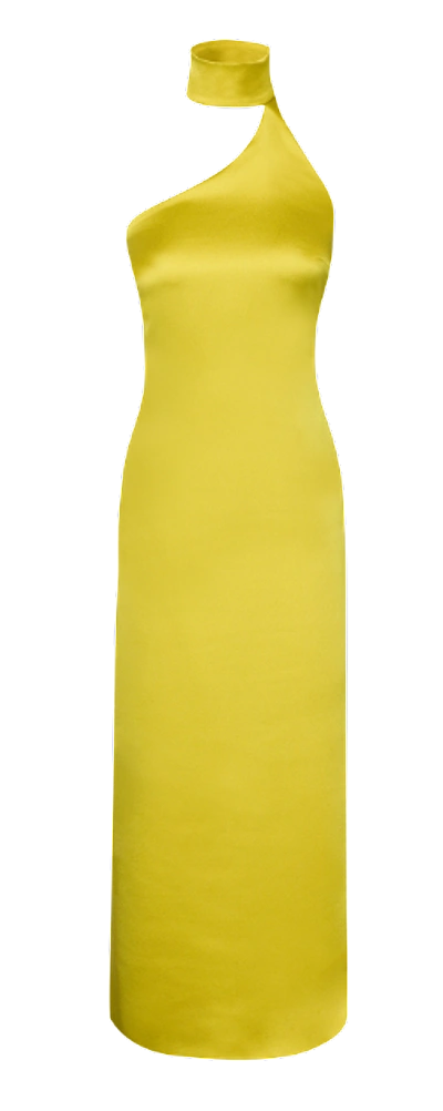 Shop Nana Gotti Tulia Dress In Yellow