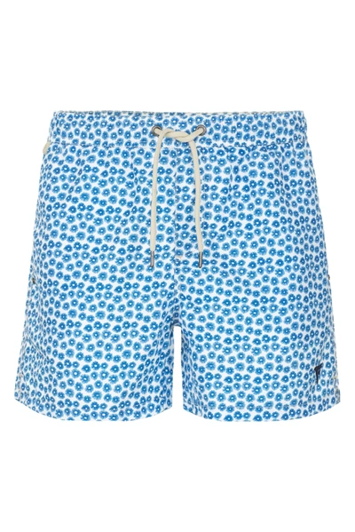 Shop Fred Mello Light Blue Polyester Men's Swimwear