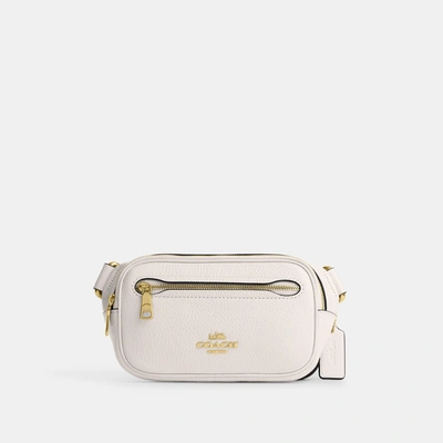 Shop Coach Outlet Mini Belt Bag In Gold