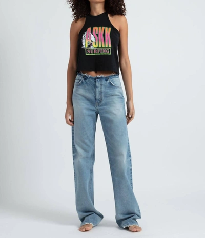 Askk Ny 90's Tank Top In Surf Black In Multi