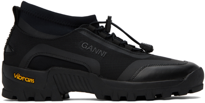Shop Ganni Black Performance Sneakers In Black 99