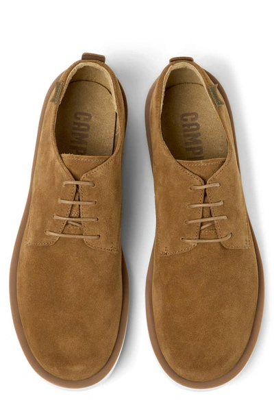 Camper Wagon Sneaker In Brown Suede
