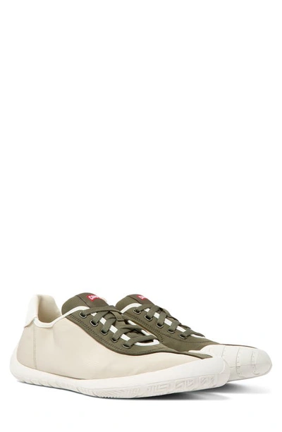 Shop Camper Twins Mismatched Sneaker In Bone/ Green/ Yellow