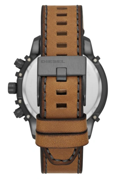 Diesel Men's Griffed Chronograph, Gunmetal-tone Stainless Steel Watch In Gunmetal