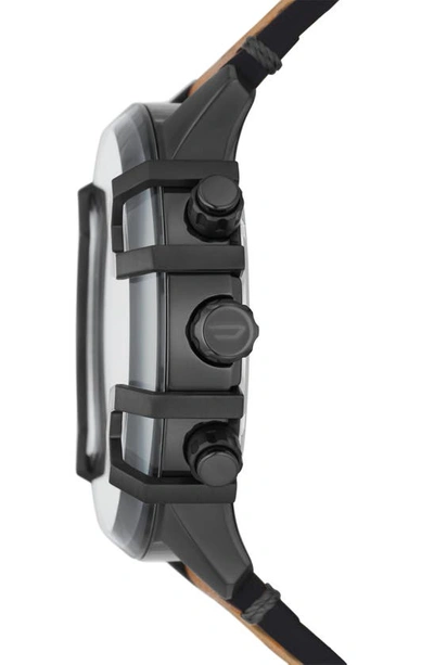 Diesel Men's Griffed Chronograph, Gunmetal-tone Stainless Steel Watch In Gunmetal