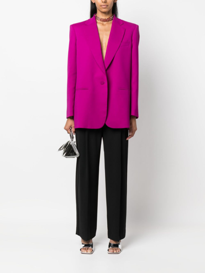 The Andamane Woman Blazer Fuchsia Size 6 Polyester In Pink