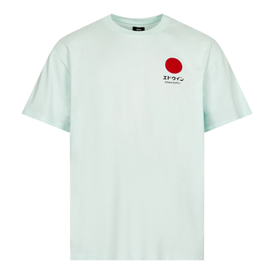 Shop Edwin Japanese Sun T-shirt In Blue