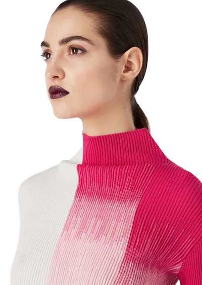 Shop Giorgio Armani Wool Knitwear In Pink
