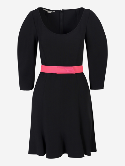 Shop Stella Mccartney Synthetic Fibers Dress In Black