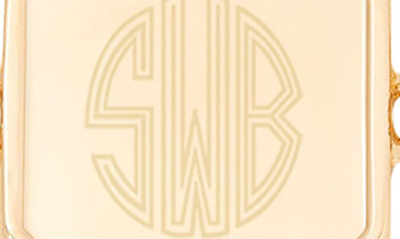 Brook & York Quincy Monogram Bracelet In Gold