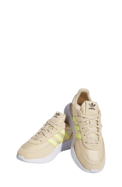 Shop Adidas Originals Kids' Retropy F2 Sneaker In Sand Strata/ Pulse Yellow