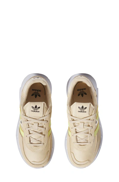 Shop Adidas Originals Kids' Retropy F2 Sneaker In Sand Strata/ Pulse Yellow