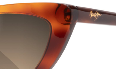 Maui Jim Lychee 52mm Polarizedplus2® Cat Eye Sunglasses In Tortoise