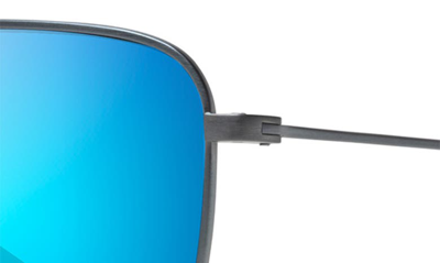 Maui Jim Mikioi 54mm Polarizedplus2® Aviator Sunglasses In Dove Grey