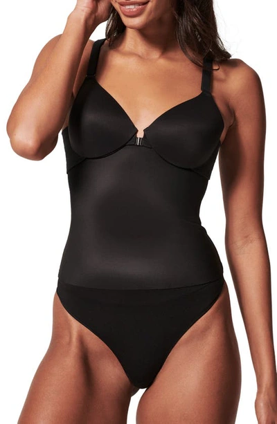 Shop Spanx Suit Your Fancy Waist Cincher In Very Black