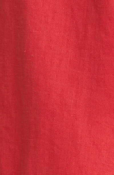Tommy Bahama Two Palms Linen Raw Edge Jacket In Orange Flame