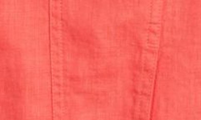 Tommy Bahama Two Palms Linen Raw Edge Jacket In Orange Flame
