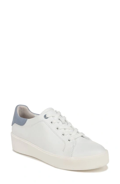Shop Naturalizer Morrison 2.0 Sneaker In White Leather/ Daydream Blue
