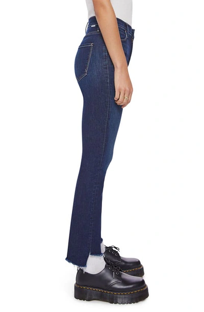 Shop Mother The Dazzler Step Hem Ankle Skinny Jeans In Off Limits