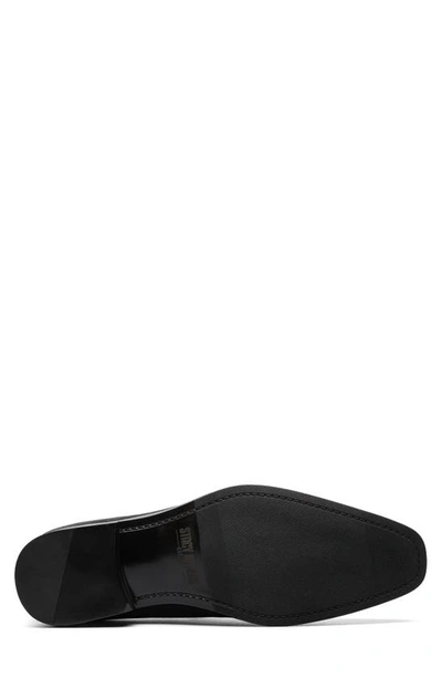 Stacy Adams Savian Velour Loafer In Black