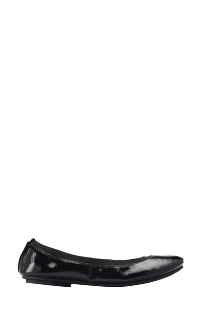 Bandolino Edition Womens Stretch Round Toe Ballet Flats In Black 001