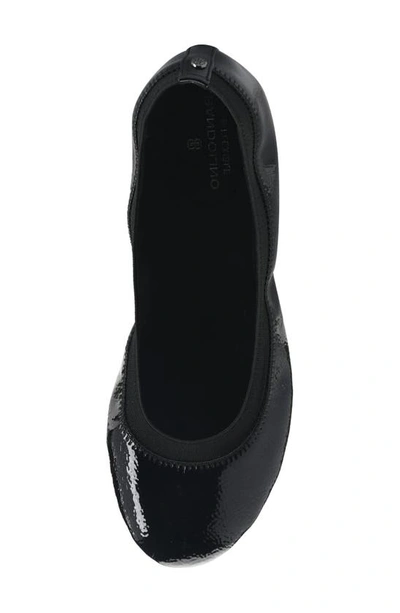 Bandolino Edition Womens Stretch Round Toe Ballet Flats In Black 001
