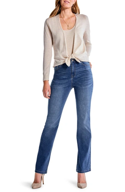 Nic + Zoe 4-way Convertible Cardigan In Sandshell