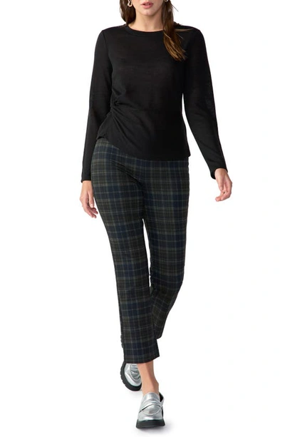 Shop Sanctuary Carnaby High Waist Kick Flare Crop Pants In Marion Plaid